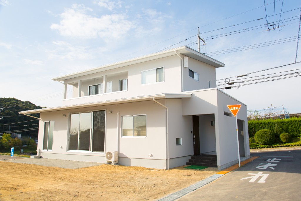 早島町新築工事　外観の写真