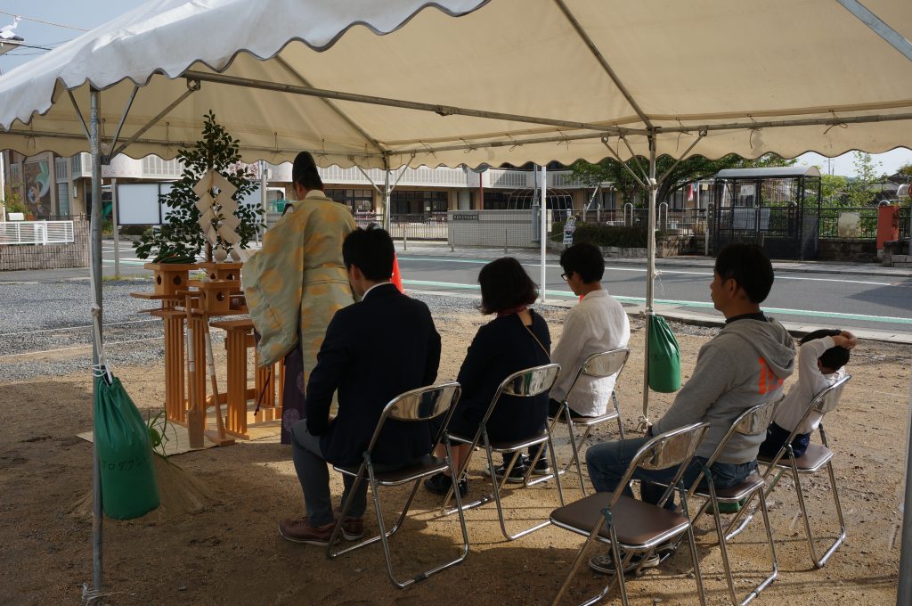 早島町　地鎮祭の写真③