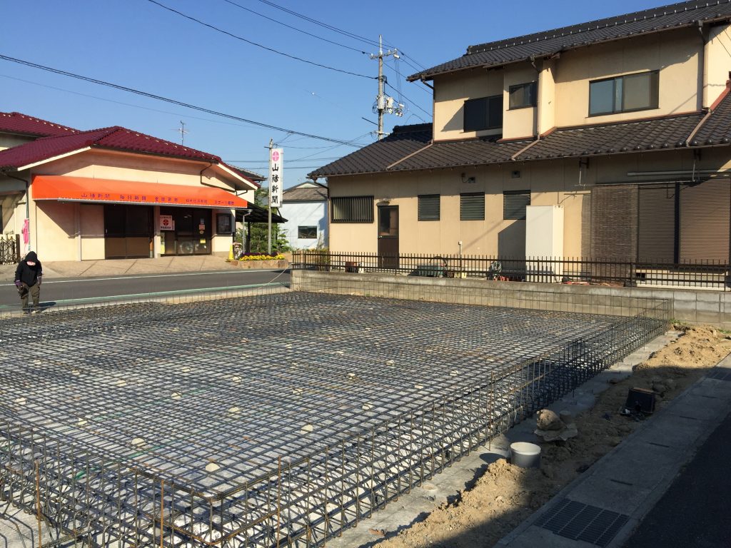 早島町店舗工事　基礎工事の写真②