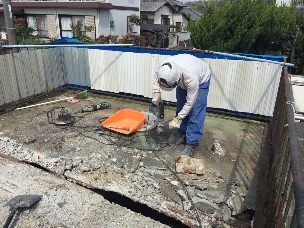 早島町　車庫の解体工事④