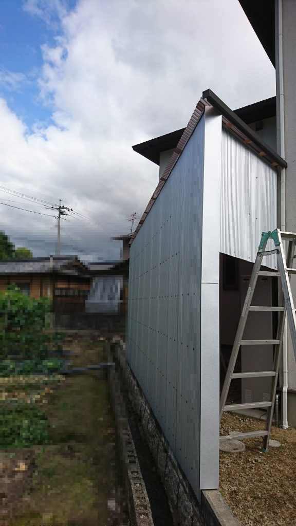 早島町物置工事　完成②