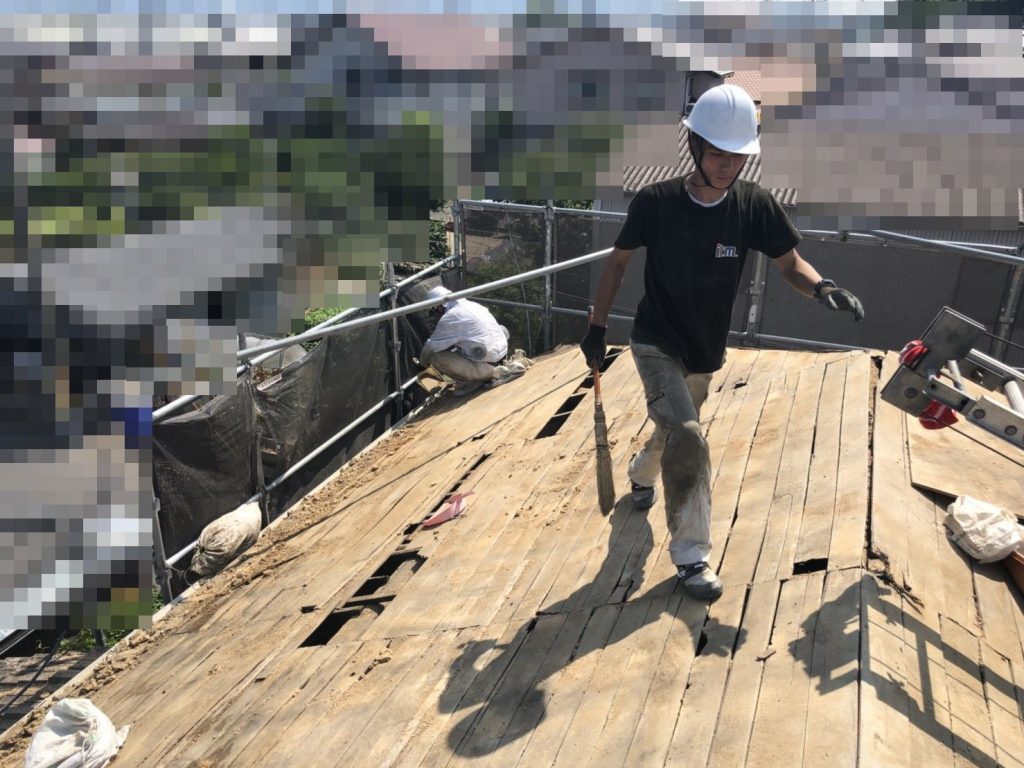 早島町屋根工事②