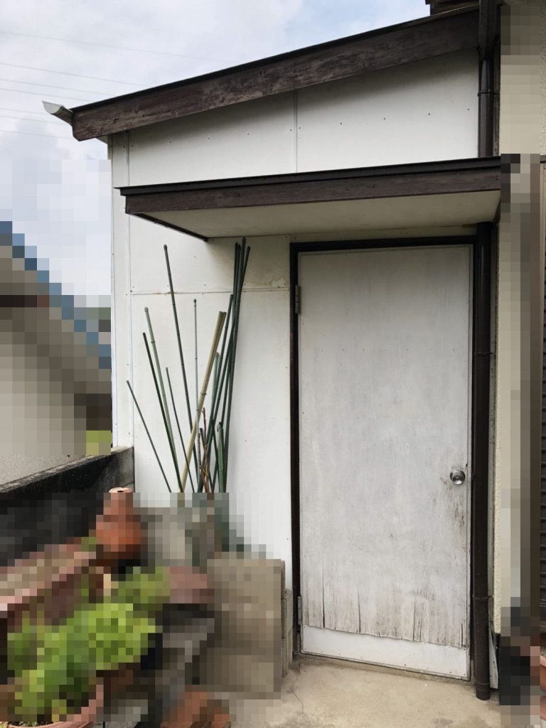 早島町物置工事　工事前