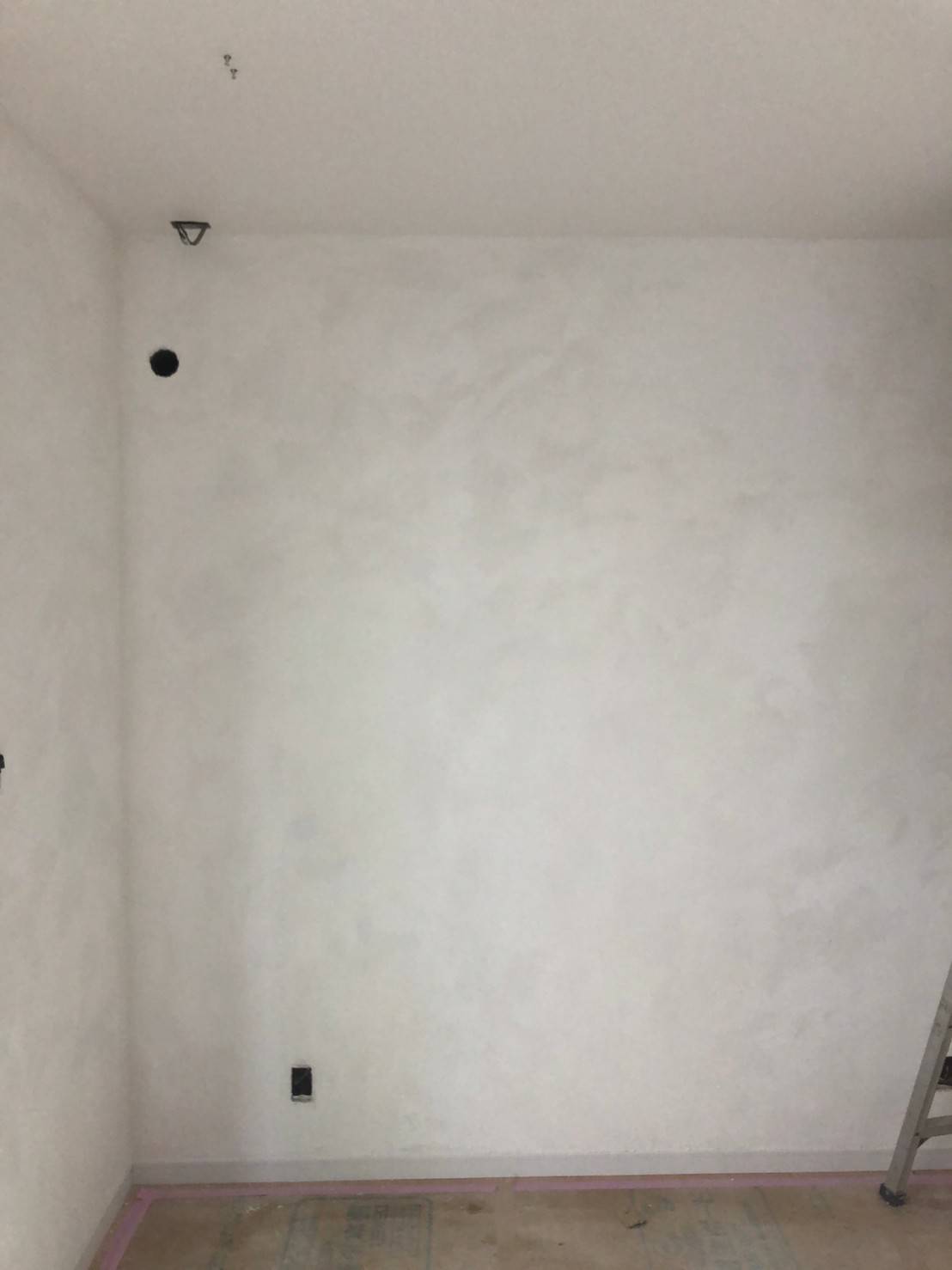 新築 漆喰壁塗り 1 早島町の家づくり物語