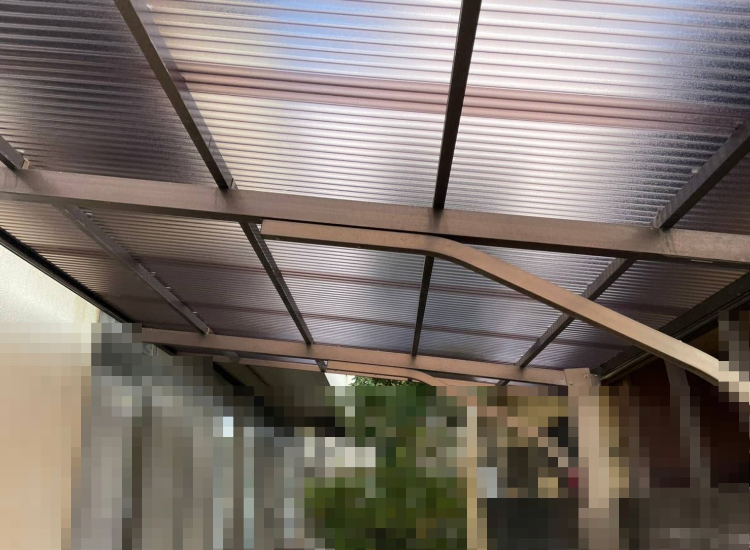 早島町若宮で 波板張替え工事 早島町の家づくり物語